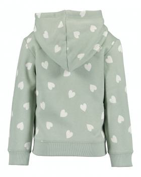 Sweatjacke Herzen mint 98