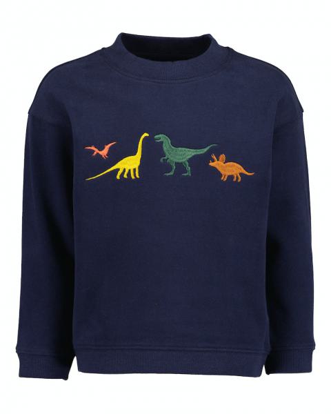 Longshirt Dinos blau 116