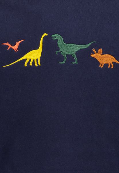 Longshirt Dinos blau 110