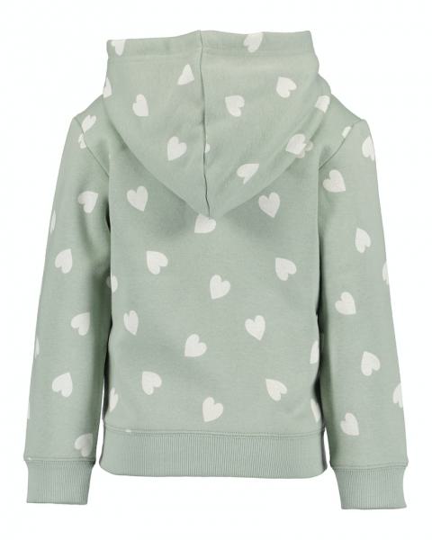 Sweatjacke Herzen mint 104