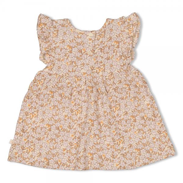 Kleid Rueschen AOP - Flower Field 92